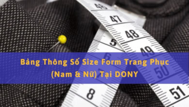 Bảng Size Trang Phục Cho Nam Và Nữ