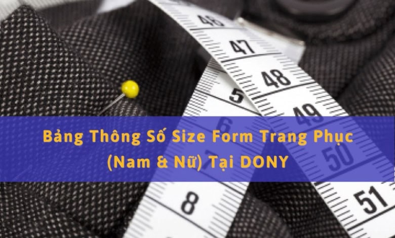 Bảng Size Trang Phục Cho Nam Và Nữ