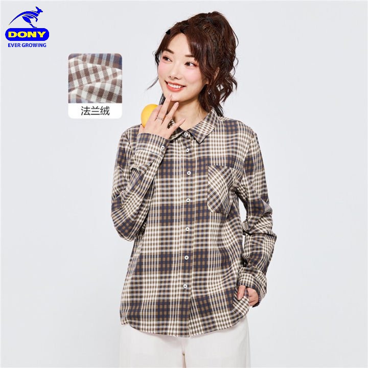 Áo Sơ Mi Nữ Flannel