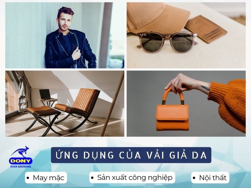 Ứng Dụng Vải Giả Da