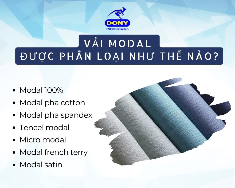 Các Loại Vải Modal Thông Dụng