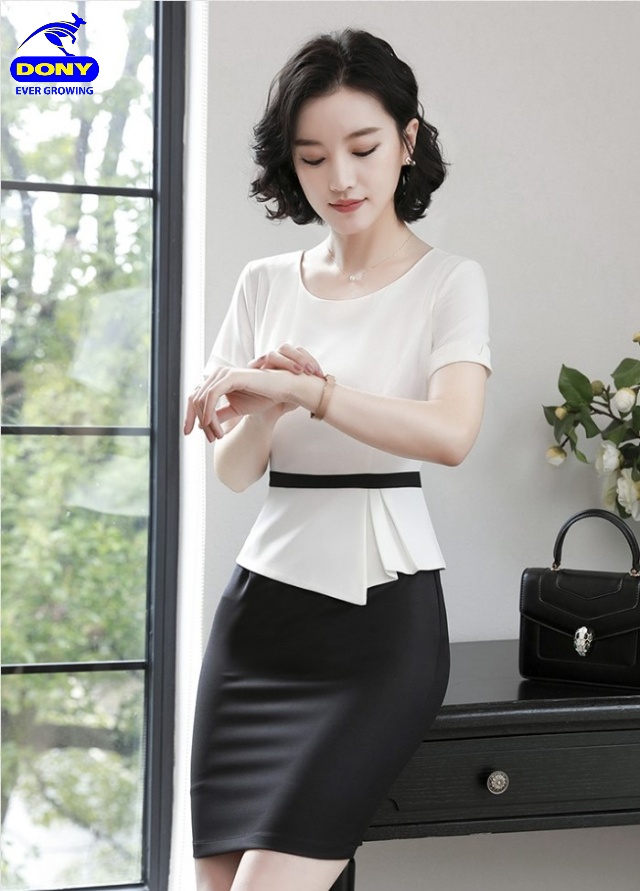 Mẫu 2: Đầm Peplum Dáng Ngắn.