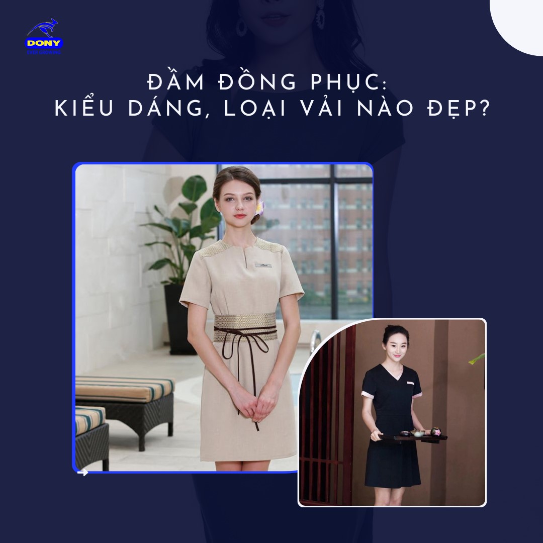 Đầm Đồng Phục Loại Nào Đẹp? May Bằng Chất Vải Gì Phù Hợp?