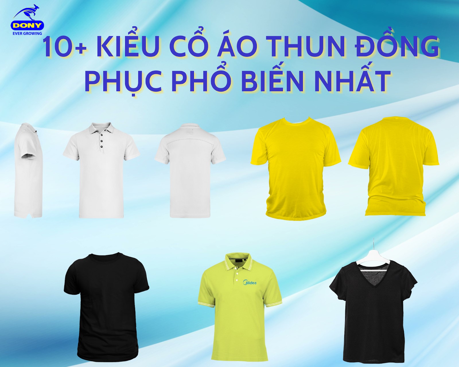 Kiểu Cổ Áo Thiun Phổ Biến Được Yêu Thích