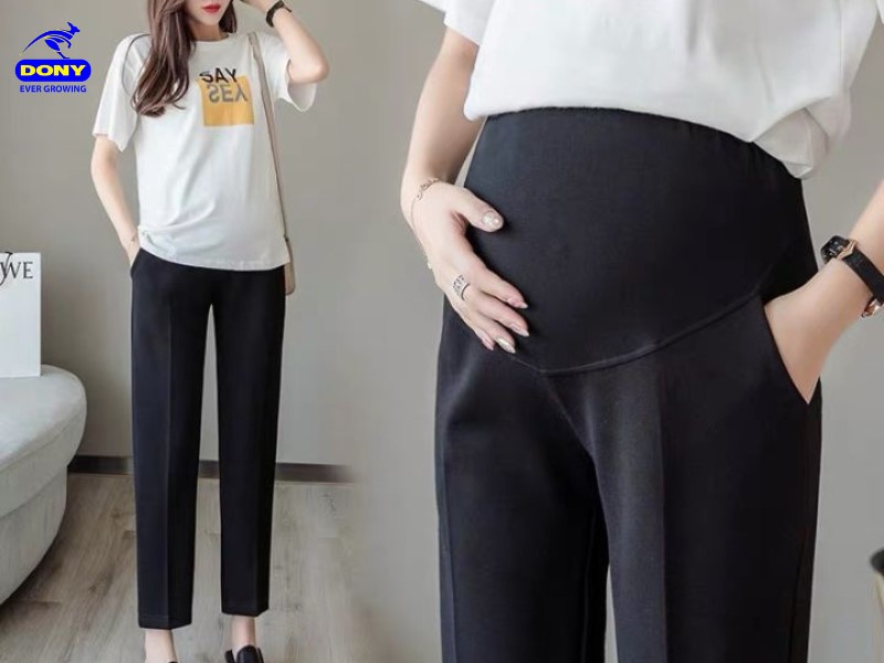 Mẫu 6: Quần Bầu Baggy Đồng Phục Công Sở