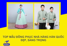 Mẫu Đồng Phục Nhà Hàng Hàn Quốc Đẹp, Sang Trọng