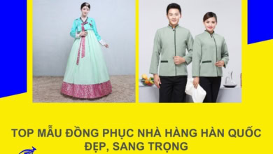 Mẫu Đồng Phục Nhà Hàng Hàn Quốc Đẹp, Sang Trọng