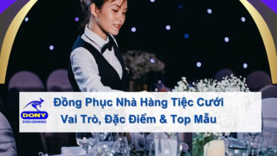 Mẫu đồng phục nhà hàng tiệc cưới đẹp