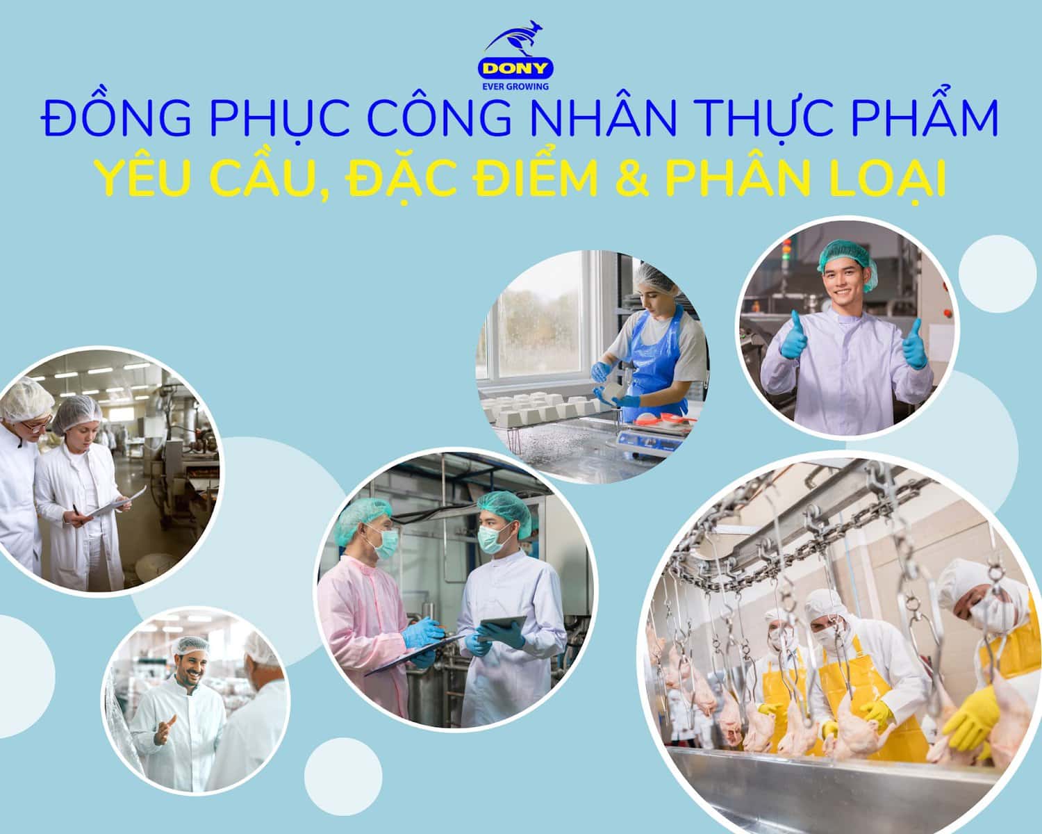 Đồng Phục Công Nhân Thực Phẩm: Yêu Cầu, Đặc Điểm & Phân Loại