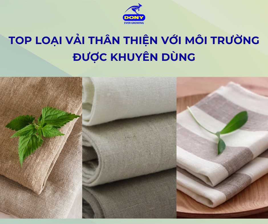 Các loại vải thân thiện với môi trường