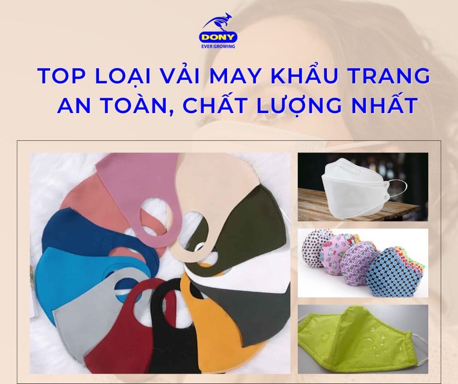 Các loại vải phù hợp may khẩu trang