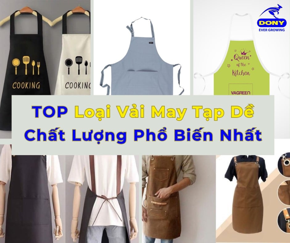 Các loại vải may tạp dề phổ biến