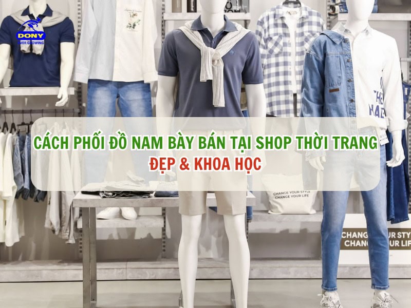 Cách Phối Đồ Nam Cho Shop Thời Trang
