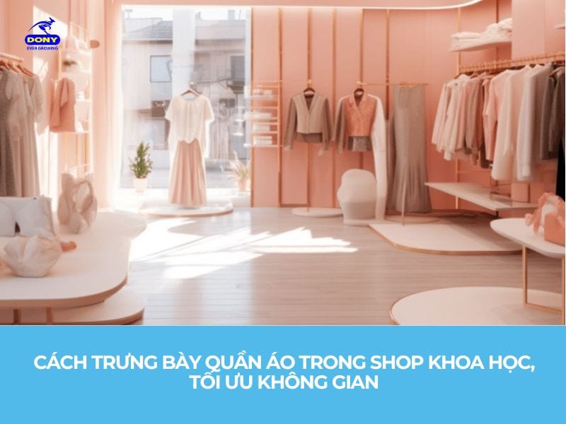 Cách Trưng Bày Quần Áo Cho Shop