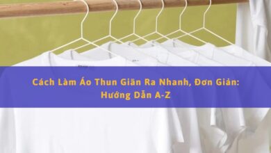 Cách Làm Áo Thun Giãn Ra