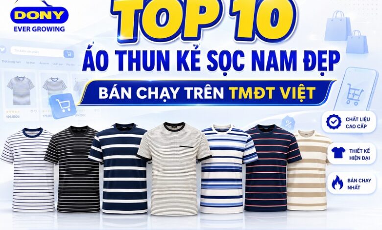 Áo Thun Kẻ Sọc Nam