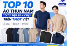 Áo Thun Nam Có Túi