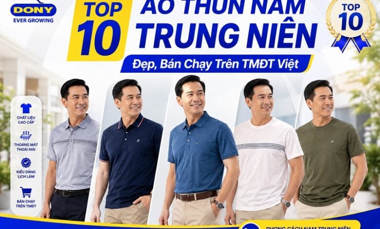 Áo Thun Nam Trung Niên