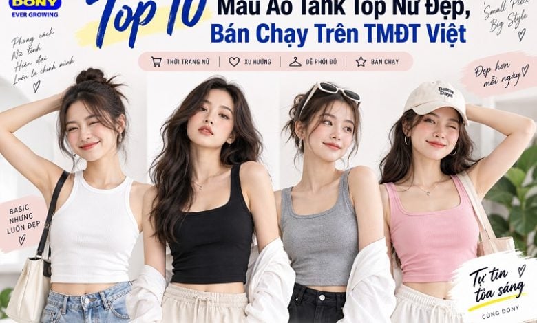 Mẫu Áo Tank Top Nữ